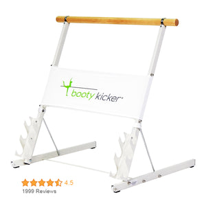 Booty Kicker Portable Exercise Barre (White, Black, Pink)