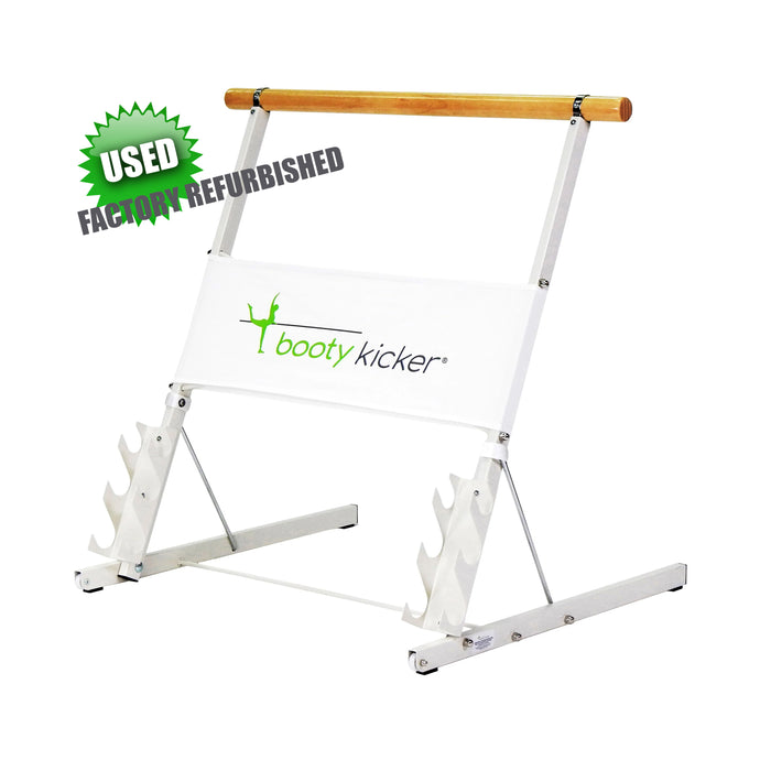 Booty Kicker Portable Exercise Barre (White, USED, Refurbished)